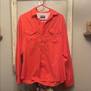 Hooey SOL Men's Vibrant Watermelon Casual Button Down Shirt